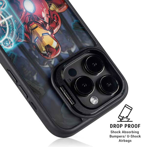 Marvel Iron Man New Armor iPhone 15 Pro Max Kickstand Case